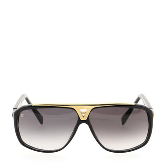 Louis Vuitton, Accessories, Louis Vuitton Evidence Aviator Sunglasses  Acetate With Metal Black