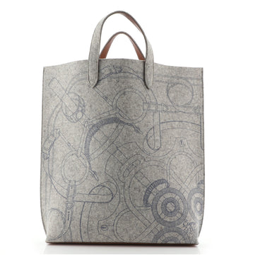 Hermes Carrimi Tote Printed Felt GM