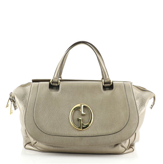 Gucci 1973 Top Handle Bag Leather Medium