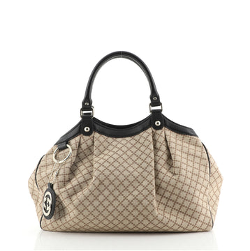 Gucci Sukey Tote Diamante Canvas Medium