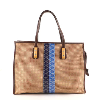 Goyard Marquises Bag Canvas with Coated Canvas Detail