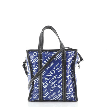 Balenciaga Bazar Convertible AJ Tote Printed Leather Small