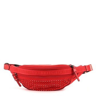 Christian Louboutin Paris NYC Waist Bag Spiked Nylon