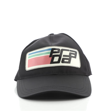 Prada Logo Patch Baseball Cap Nylon
