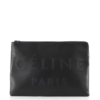 Celine Made In Pouch Leather Large