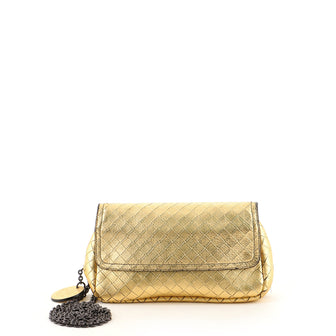 Bottega Veneta Expandable Chain Crossbody Bag Intrecciato Nappa Small