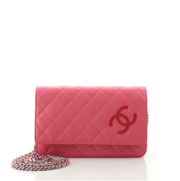 Chanel CC Wallet on Chain Quilted Lambskin