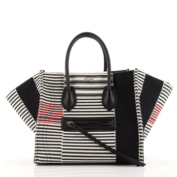 Celine Phantom Bag Stripe Canvas Medium
