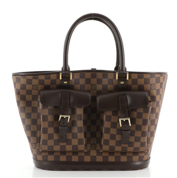 Louis Vuitton Manosque Handbag Damier GM