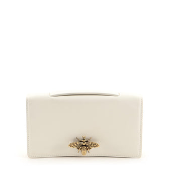 Christian Dior Bee Clutch Leather