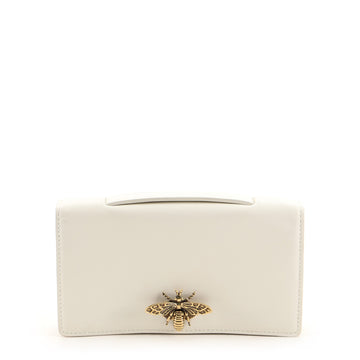 Christian Dior Bee Clutch Leather