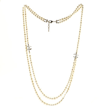 Chanel Multiple Strand Necklace Faux Pearls