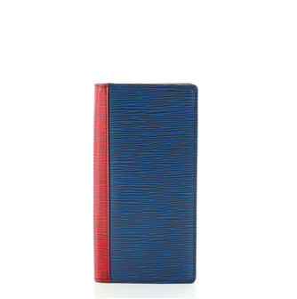 Louis Vuitton Blue EPI Leather Brazza Wallet