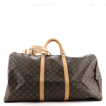 Louis Vuitton Keepall Bandouliere Bag Monogram Canvas 60