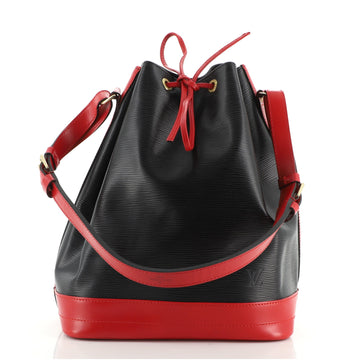 Louis Vuitton Bicolor Noe Handbag Epi Leather Large