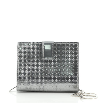 Christian Dior Eden Wallet Micro Cannage Perforated Calfskin Small