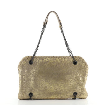 Bottega Veneta Duo bag Leather with Intrecciato Detail
