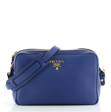 Prada Double Zip Camera Bag Vitello Phenix Medium