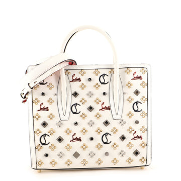 Christian Louboutin Paloma Tote Embellished Leather Medium