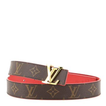 Louis Vuitton LV Initiales Reversible Belt Monogram Canvas and Leather Wide