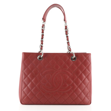Chanel Grand Shopping Tote Quilted Caviar