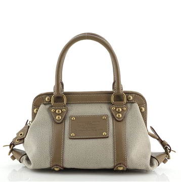 Louis Vuitton Sac De Nuit Trianon Handbag Toile and Leather MM