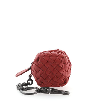Bottega Veneta Coin Pouch with Key Ring Intrecciato Nappa