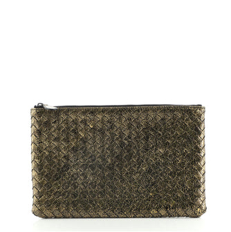 Bottega Veneta Zip Pouch Intrecciato Nappa Large