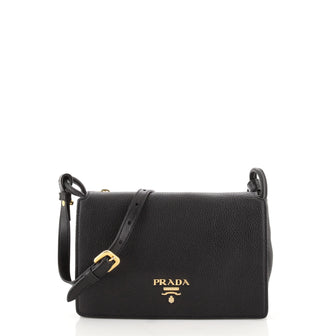 Prada Flap Crossbody Bag Vitello Daino Medium