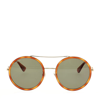 Gucci Round Sunglasses Metal with Acetate