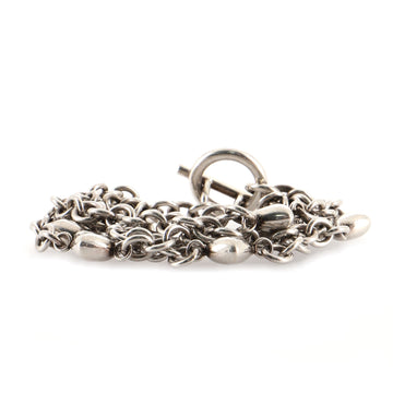 Tiffany & Co. Multistrand Puff Heart Toggle Bracelet Sterling Silver