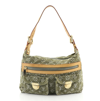 Louis Vuitton Baggy Handbag Denim PM