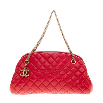 Chanel Just Mademoiselle Quilted Leather Medium