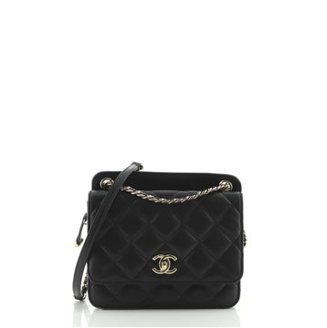 Chanel Flap Camera Double Bag Quilted Lambskin