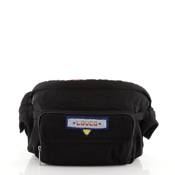 Gucci 80s Patch Convertible Belt Bag Nylon