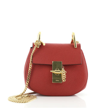 Chloe Drew Crossbody Bag Leather Nano