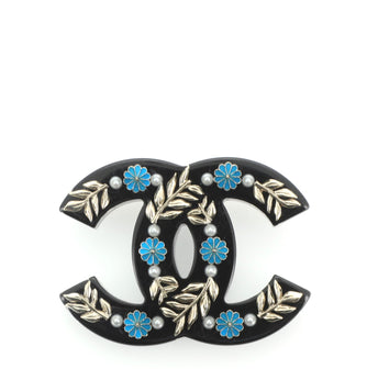 Chanel Paris-Greece CC Brooch Embellished Resin with Metal