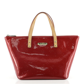 Louis Vuitton Louis Vuitton Bellevue PM Red Vernis Leather Handbag