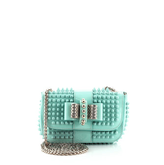 Christian Louboutin Sweet Charity Crossbody Bag Spiked Patent Mini