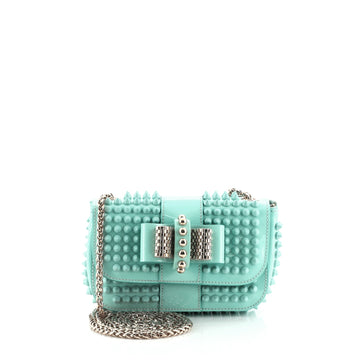 Christian Louboutin Sweet Charity Crossbody Bag Spiked Patent Mini
