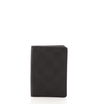 Louis Vuitton Black Damier Infini Leather Pocket Agenda Cover