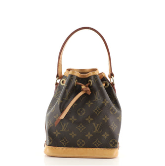 Louis Vuitton Noe Handbag Monogram Canvas Mini