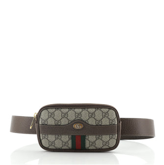 Gucci Ophidia Belt Bag GG Coated Canvas Mini