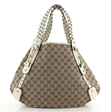 Gucci Pelham Shoulder Bag GG Canvas Large
