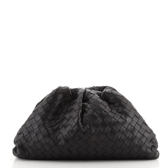 Bottega Veneta The Pouch Intrecciato Leather Large