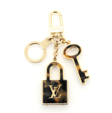 Louis Vuitton Confidence Bag Charm and Key Holder Tortoise Acetate and Metal