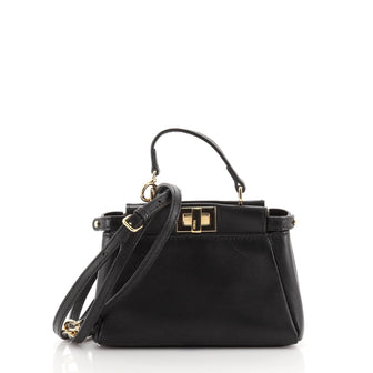 Fendi Peekaboo Bag Leather Micro