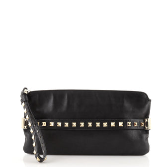 Valentino Rockstud Wristlet Leather Small