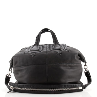 Givenchy Nightingale Satchel Embossed Leather Large