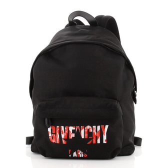 Givenchy Pocket Backpack Printed Nylon